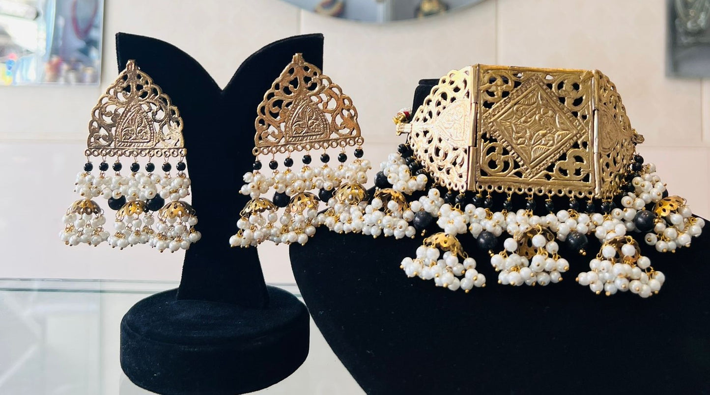 New Jhumki Choker Set