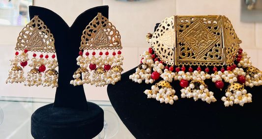 New Jhumki Choker Set