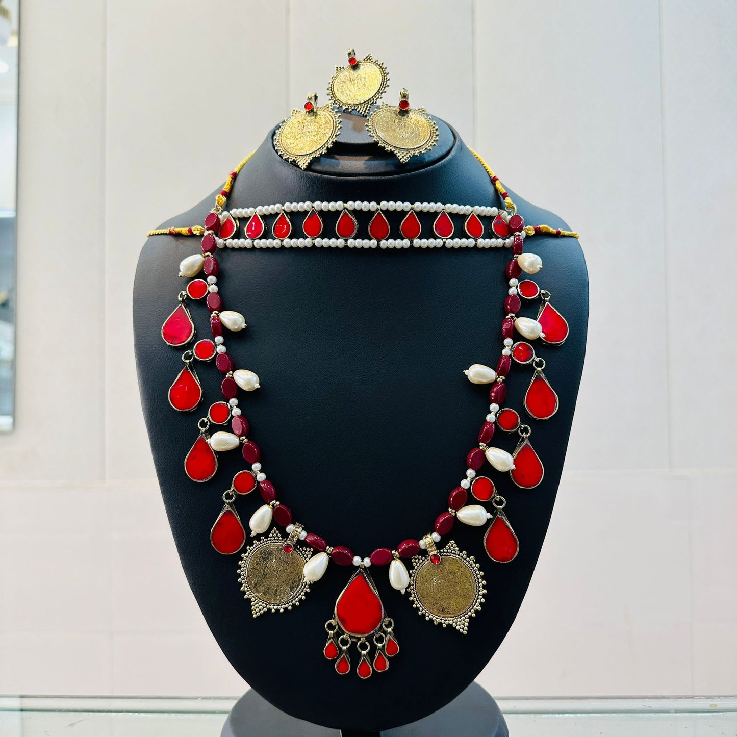 Afghani Choker With Mala