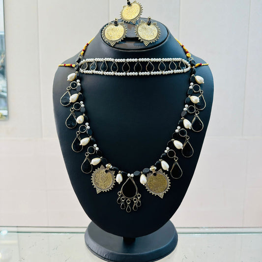 Afghani Choker With Mala