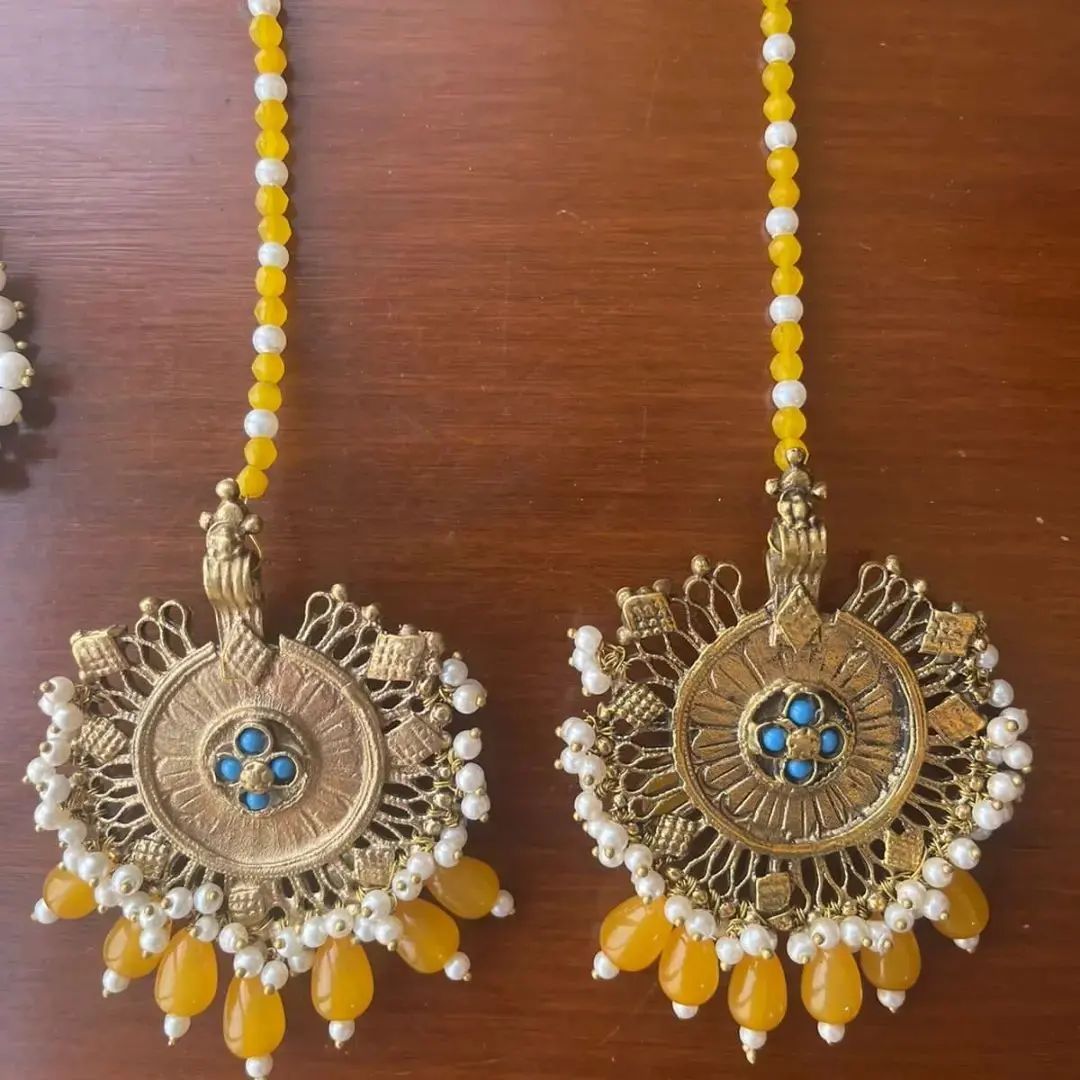 Yellow Jade Pearl Mala