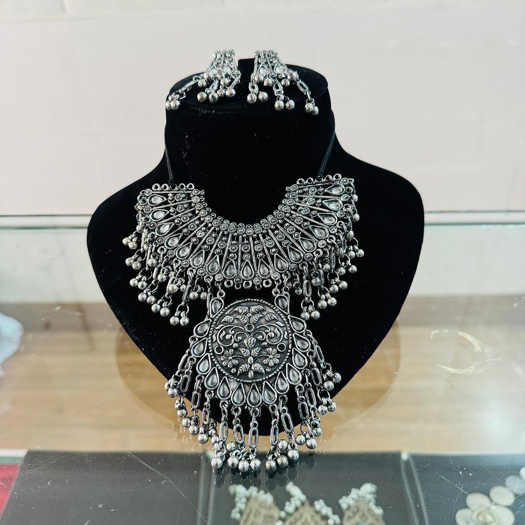 Oxidise Necklace