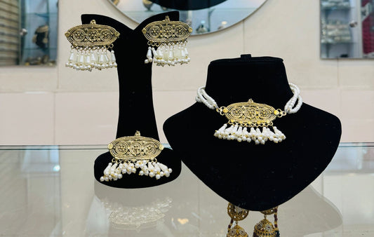 Afghani antique choker set