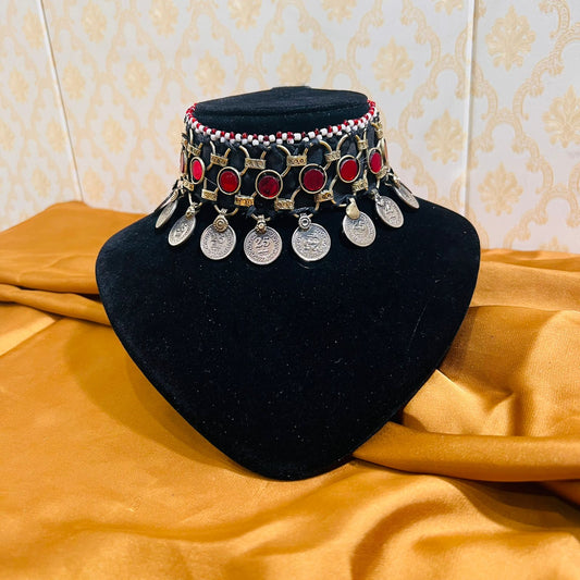 Afghani Coin Choker